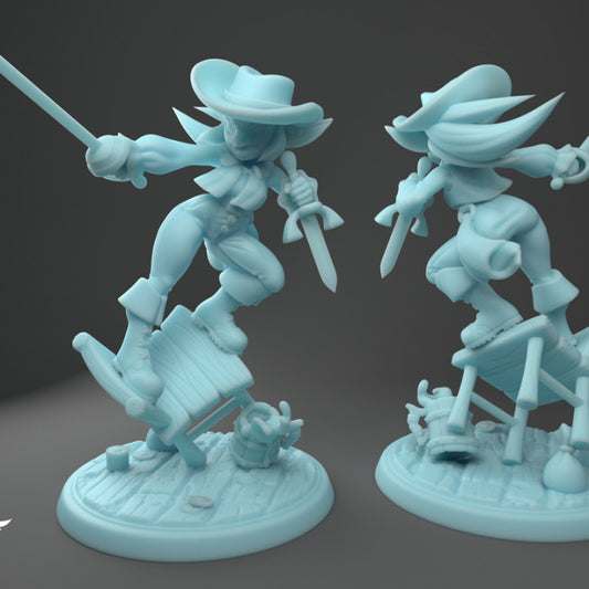 Twin Goddess Miniatures - Knox, the Fencer Goblin - 2020 February