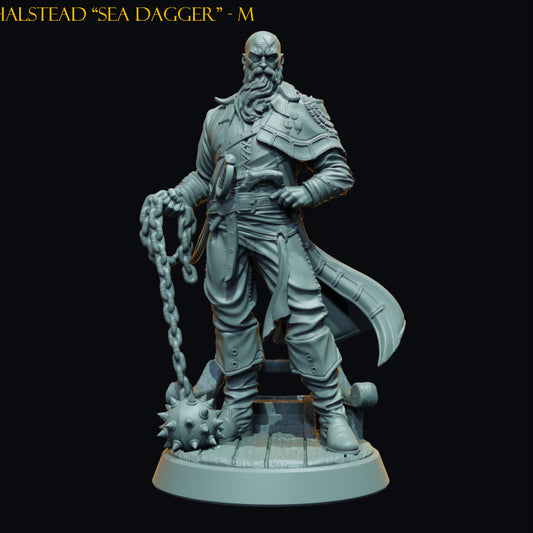 Claymore Miniatures - Halstead Sea Dagger, Human Pirate