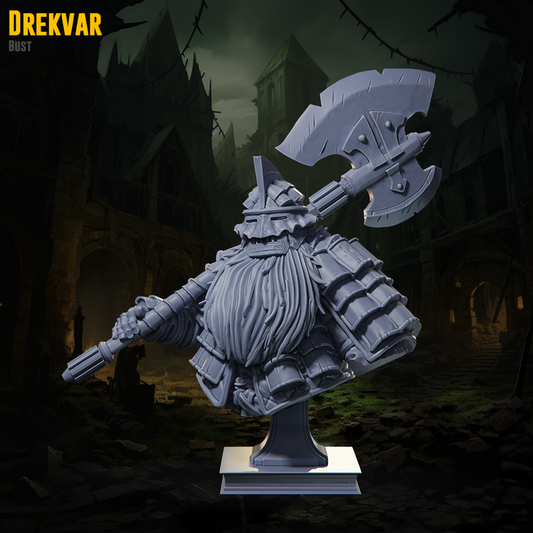 Claymore Miniatures - Drekvar Bust - Death by Plague 2025 May