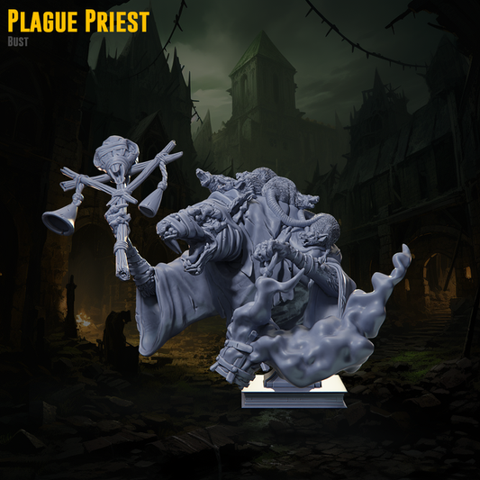 Claymore Miniatures - Plague Priest Bust Bust - Death by Plague 2025 May