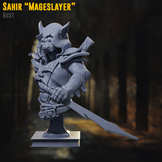 Claymore Miniatures - Sahir 'Mageslayer Bust - The Bastards 2025 April