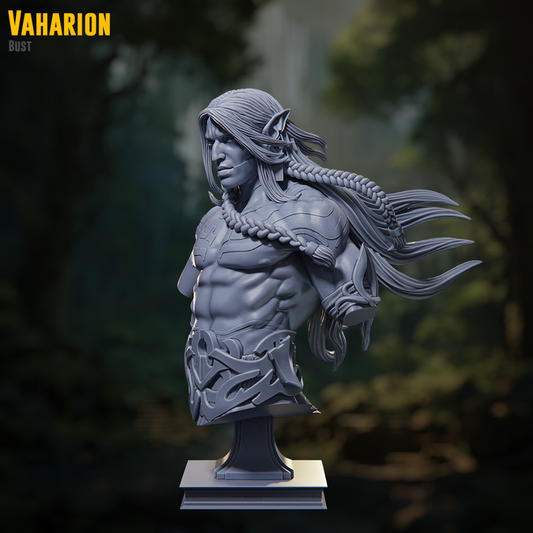 Claymore Miniatures - Vaharion Bust - Fall of The Eternal Kings 2025 June