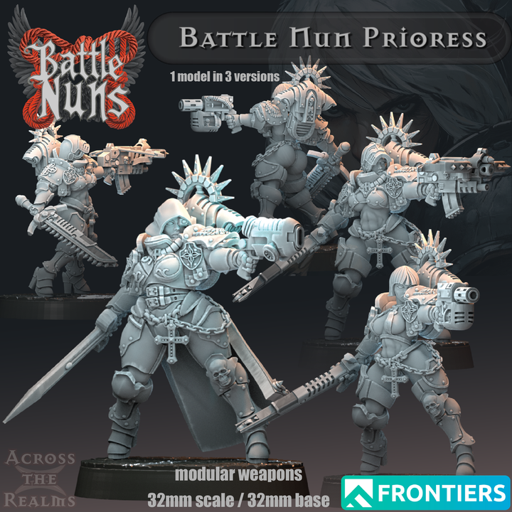 Across The Realms - Battle Nun Prioress, Adepta Sororitas - Warhammer 40K