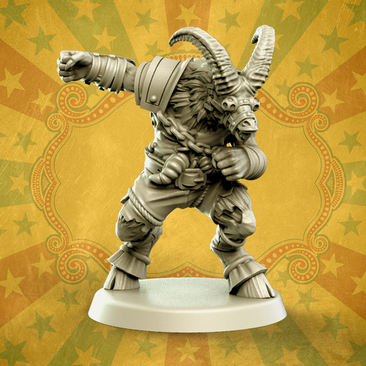 Punga Miniatures - Beastman 2, Nurgle´s Children - Plague Carnival - Blood Bowl