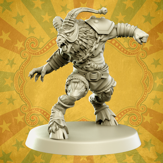 Punga Miniatures - Beastman 3, Nurgle´s Children - Plague Carnival - Blood Bowl