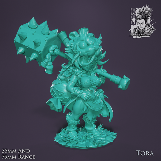 Ronin Arts - Chibi Goblin, Tora The Barbarian - Team Bobettes 2025 April 35mm