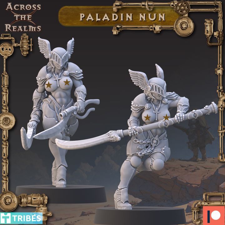 Across The Realms - Paladin Nun