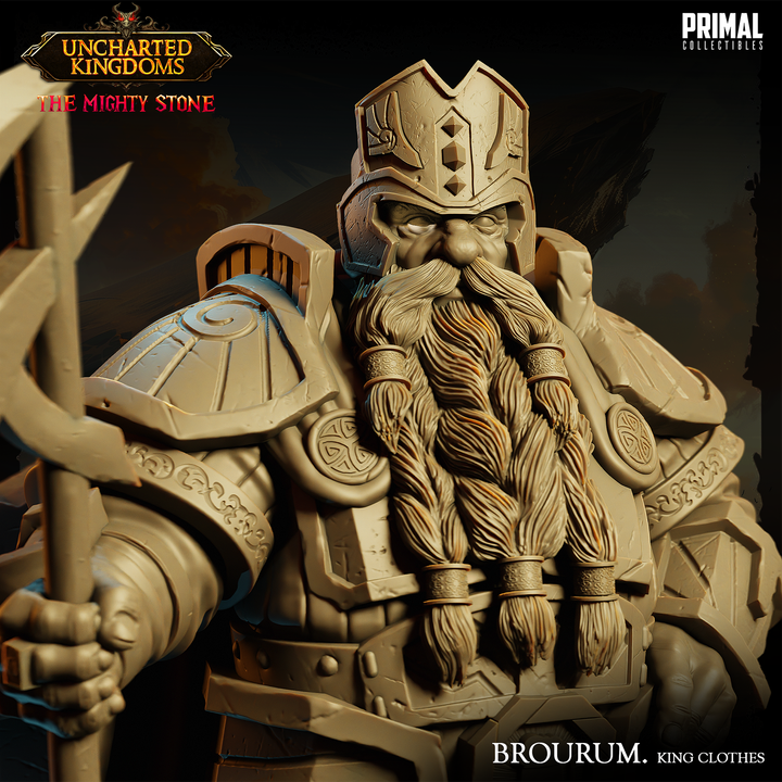 Primal Collectibles - Dwarf Brourum, King Clothes - UK The Migthy Stone 2024 August