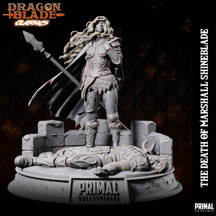 Primal Collectibles - The Death Of Marshall Shineblade, Loyalty - Diorama 20cm Base