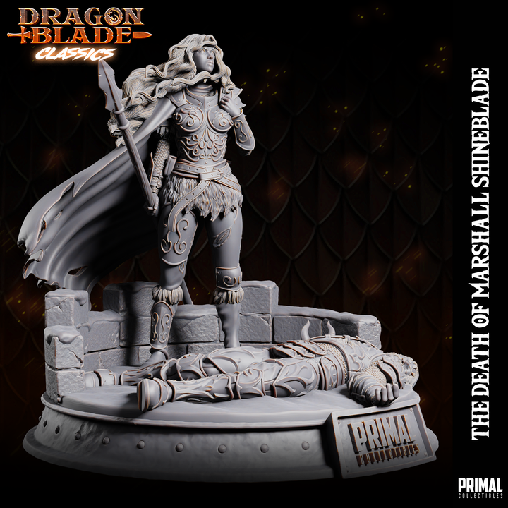 Primal Collectibles - The Death Of Marshall Shineblade, Loyalty - Diorama 20cm Base