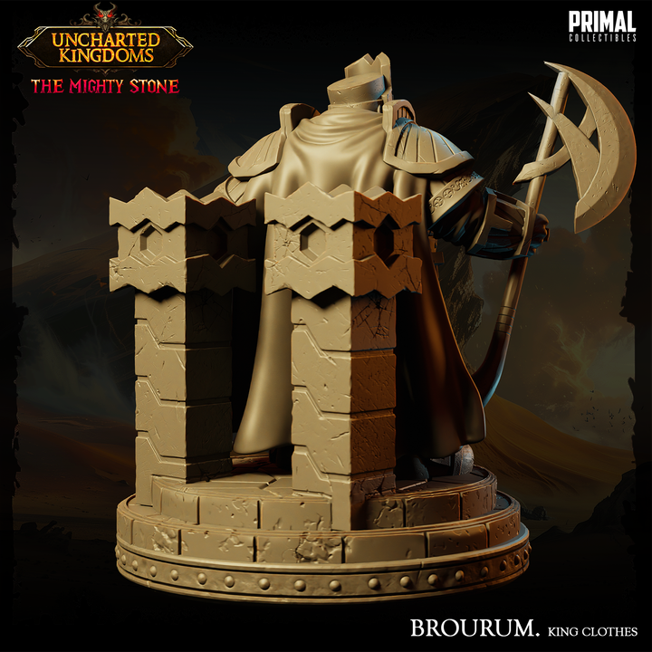 Primal Collectibles - Dwarf Brourum, King Clothes - UK The Migthy Stone 2024 August