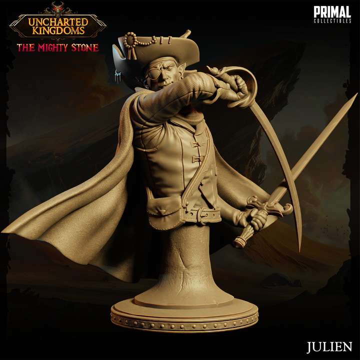 Primal Collectibles - Mercenary Julien Jarlaxle Bust - UK The Migthy Stone 2024 August