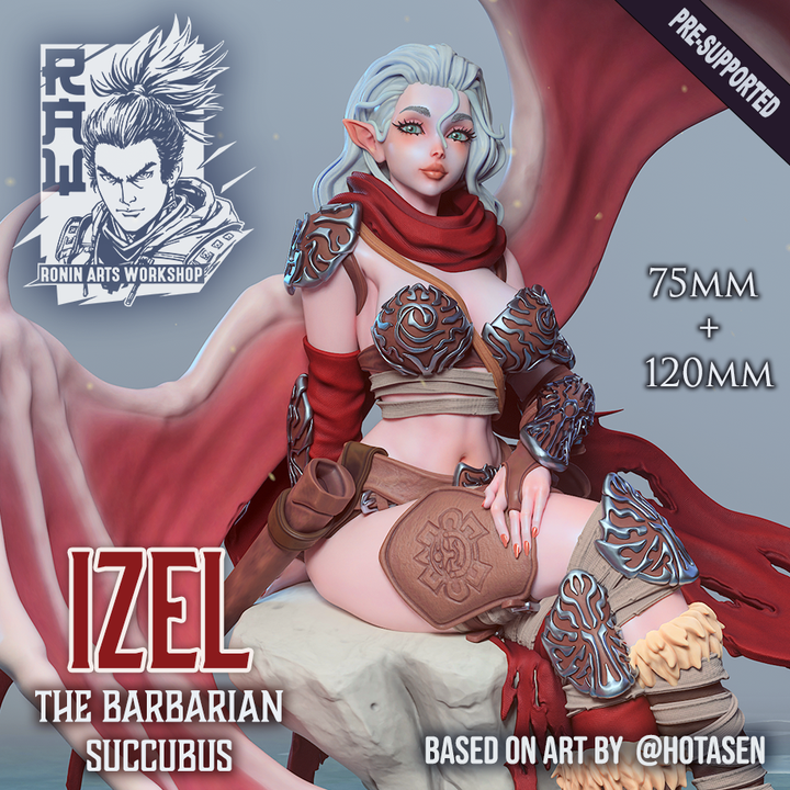 Ronin Arts - Izel The Barbarian Succubus, PinUp 2 - 2025 March