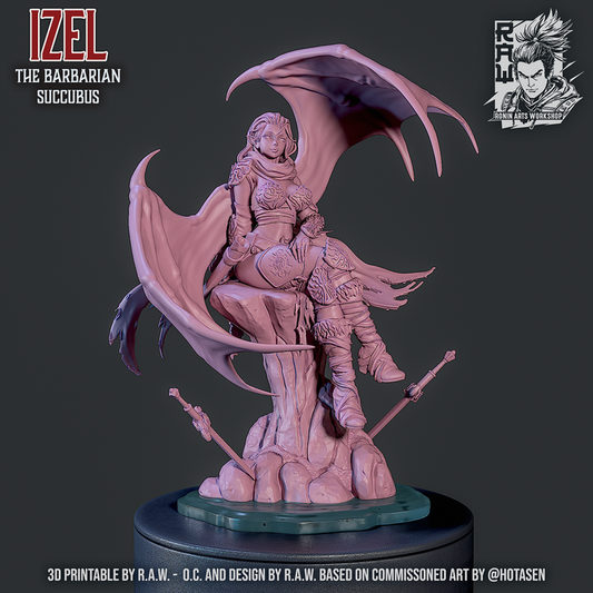 Ronin Arts - Izel The Barbarian Succubus, PinUp 2 - 2025 March