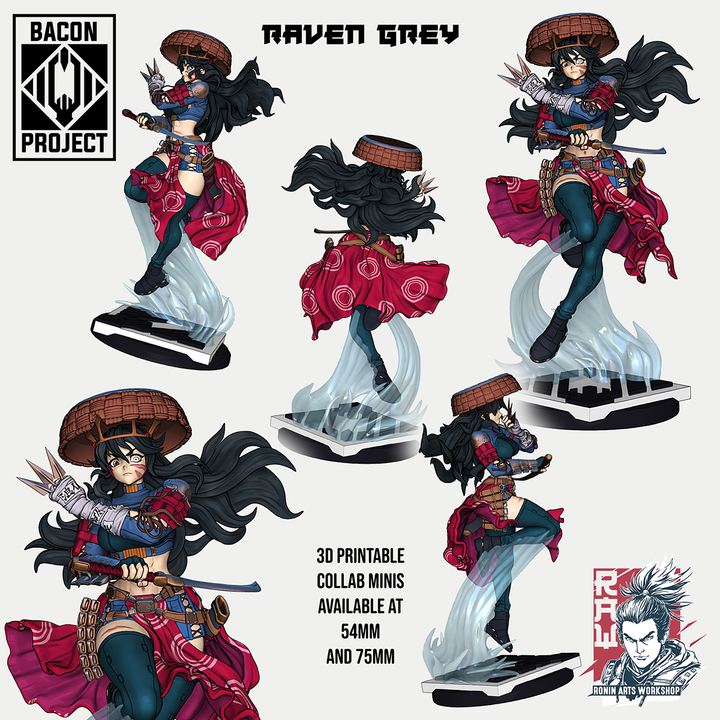 Ronin Arts - Raven Grey, Female Ronin - 2025 March 35mm