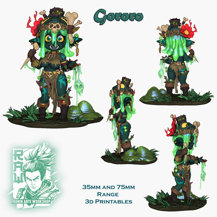 Ronin Arts - Chibi Goblin, Gororo - Team Gobettes 2025 April 35mm