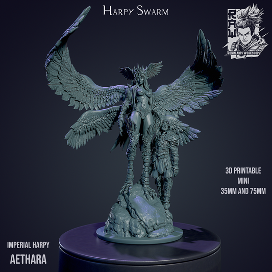 Ronin Arts - Aethara, Imperial Harpy - Storm Rider Harpies 2024 August