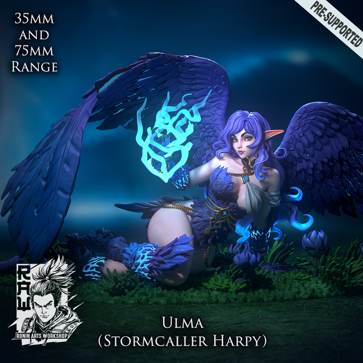 Ronin Arts - Ulma, Stormcaller Harpy - Storm Rider Harpies 2024 August