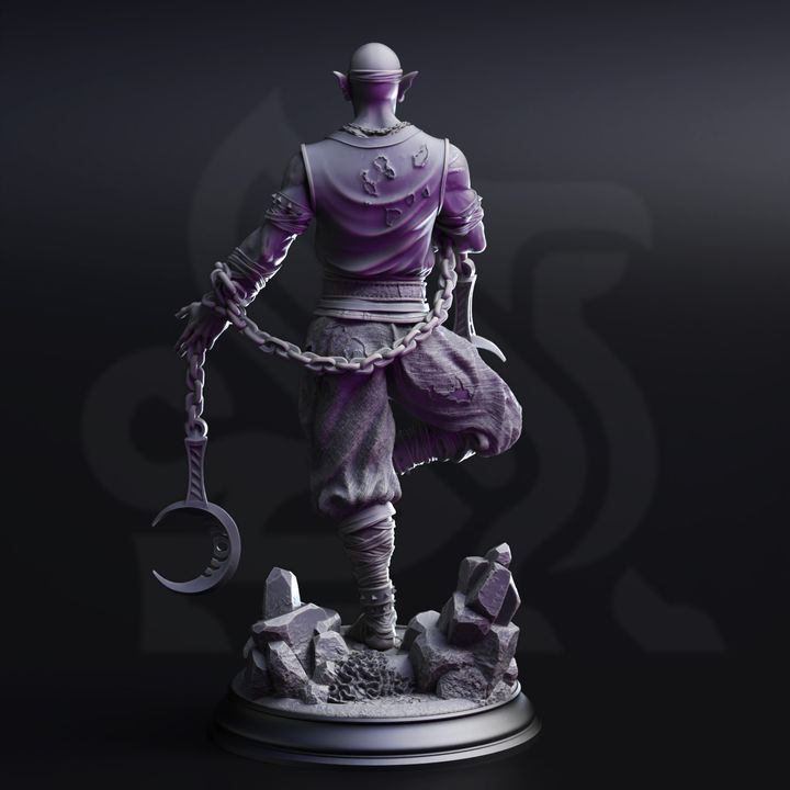 DM Stash - Uxas the Reborn, Drow Lunar Monk - Drow from Beyond 2025 August