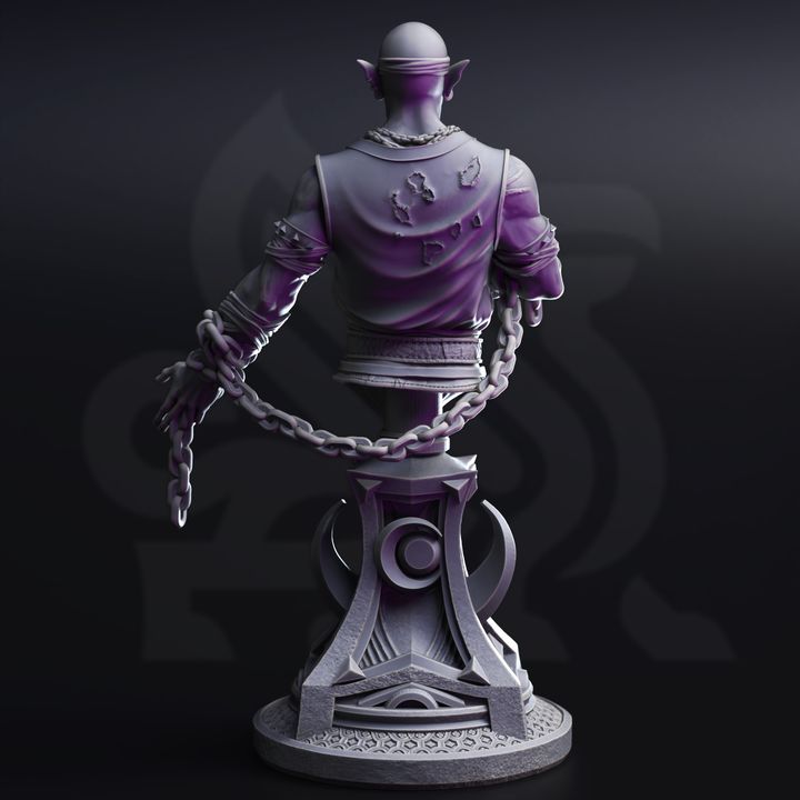 DM Stash - Uxas the Reborn, Drow Lunar Monk (Bust) - Drow from Beyond 2025 August