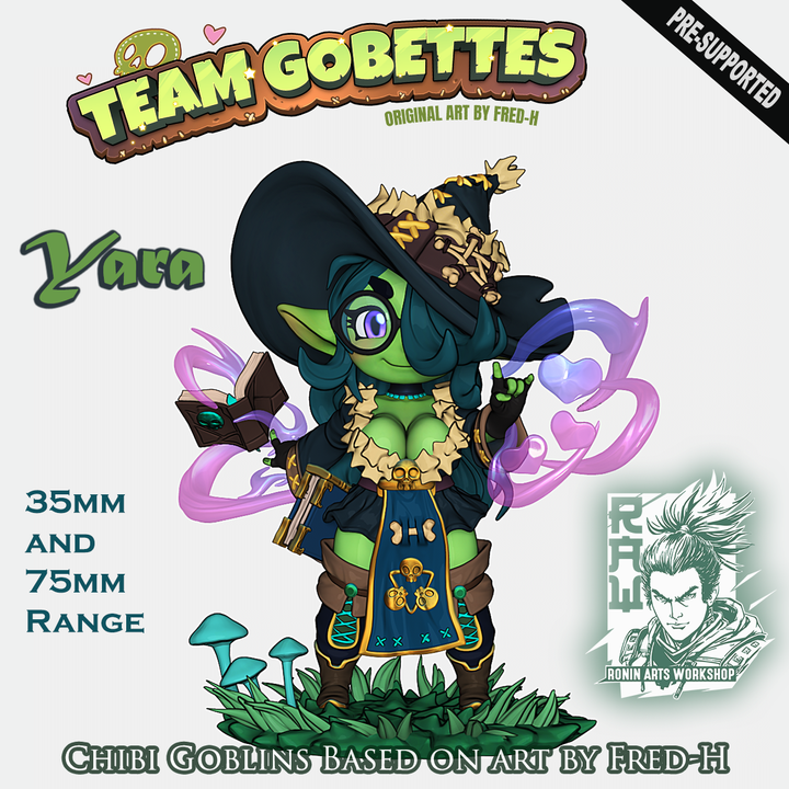 Ronin Arts - Yara, The Goblin Wizard - Team Gobettes 2024 June
