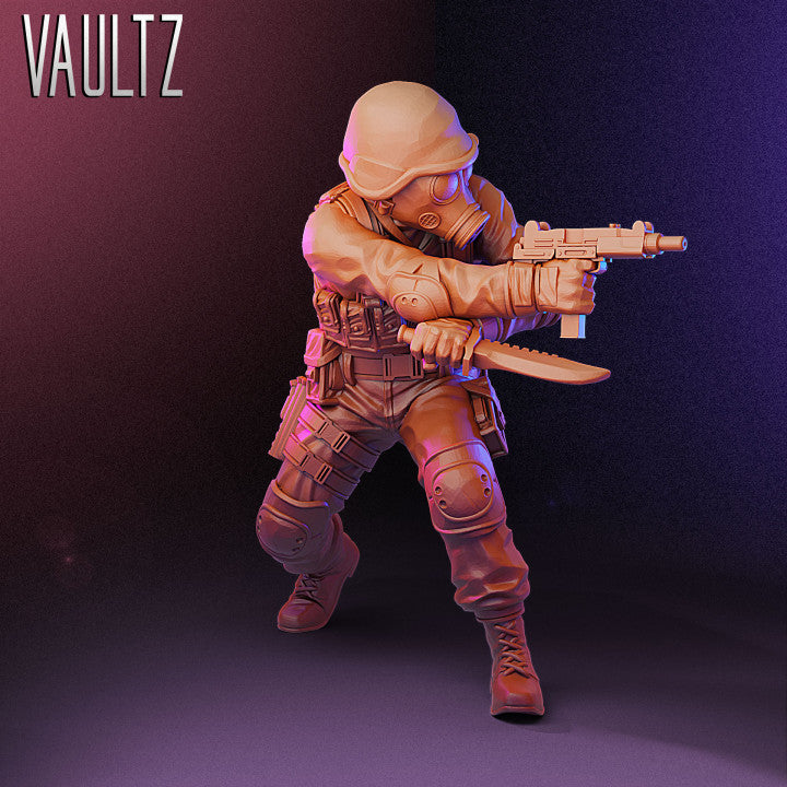 Vaultz - Agent Hank, Resident Evil - Zombicide Size 35mm