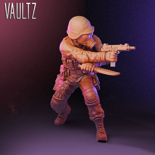 Vaultz - Agent Hank, Resident Evil - Zombicide Size 35mm
