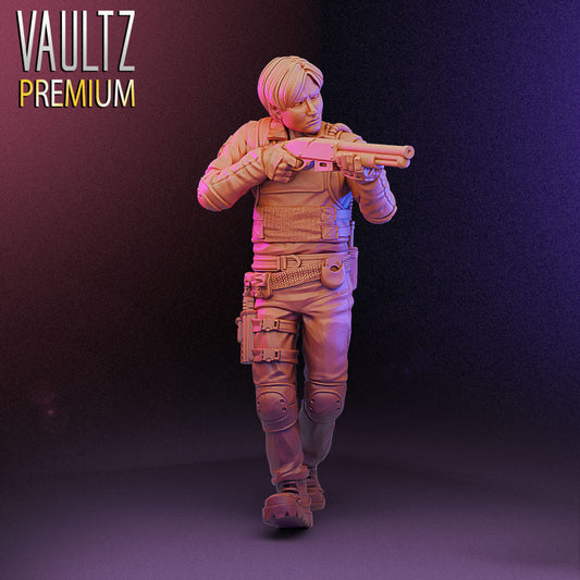 Vaultz - Leon S. Kenedy, Resident Evil - Zombicide Size 35mm