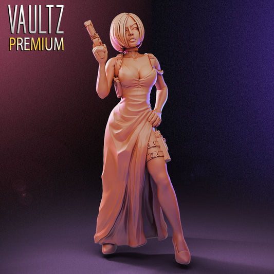 Vaultz - Ada Wong, Resident Evil - Zombicide Size 35mm