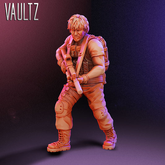 Vaultz - Carlos Oliveira, Resident Evil - Zombicide Size 35mm