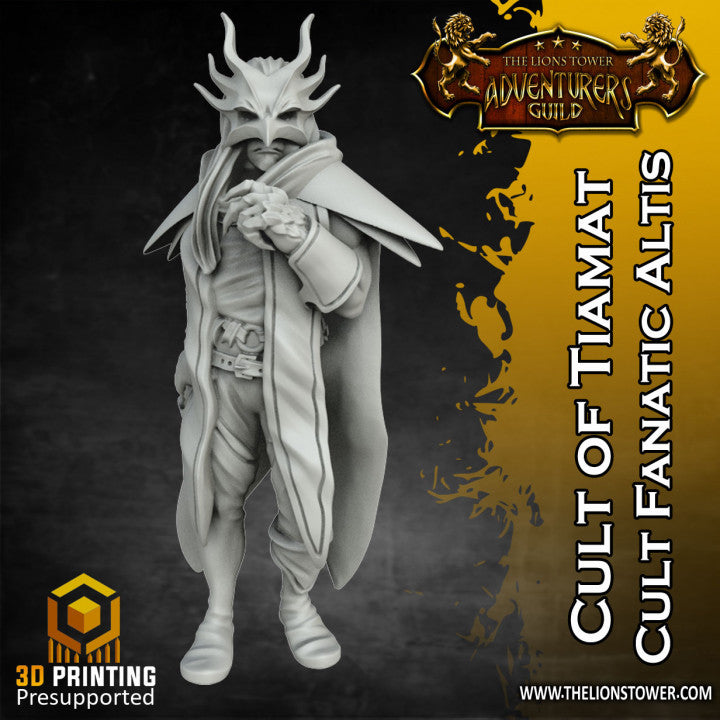 Lion Tower Miniatures - Altis,  Dragon Cultist of Tiamat