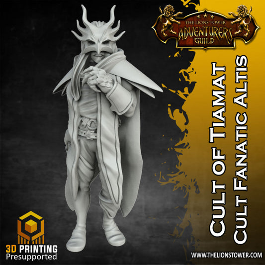 Lion Tower Miniatures - Altis,  Dragon Cultist of Tiamat