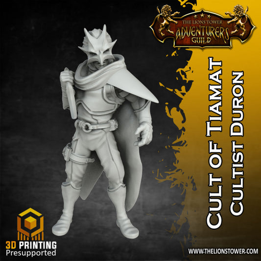 Lion Tower Miniatures - Durond,  Dragon Cultist of Tiamat
