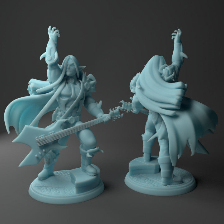 Twin Goddess Miniatures - Alistair Shadowgaunt, Dark God of Rock - 2020 February