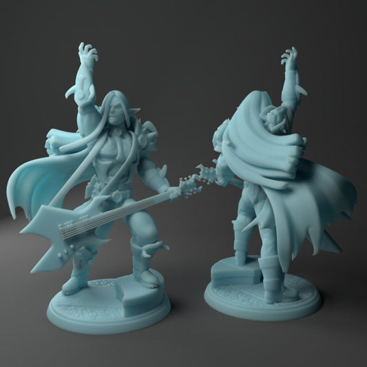 Twin Goddess Miniatures - Alistair Shadowgaunt, Dark God of Rock - 2020 February