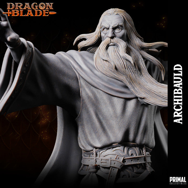 Primal Collectibles - Archibauld, Human Wizard - Dragonblade 2024 January