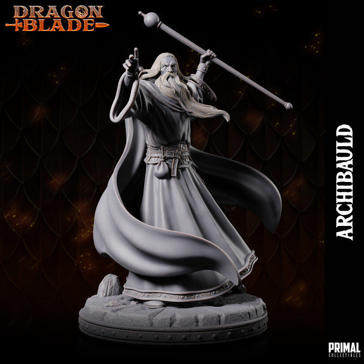 Primal Collectibles - Archibauld, Human Wizard - Dragonblade 2024 January