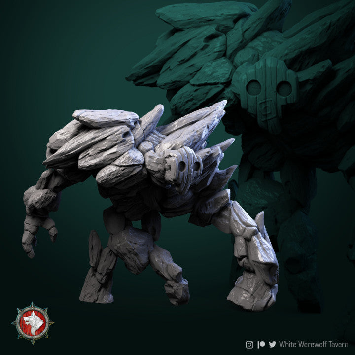 White Werewolf Tavern - Earth Elemental (Huge) - The Elementals 2022 January