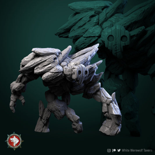 White Werewolf Tavern - Earth Elemental (Huge) - The Elementals 2022 January