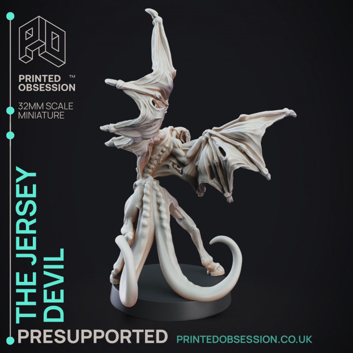 Printed Obsession - Jersey Devil - Cryptids 2021 March