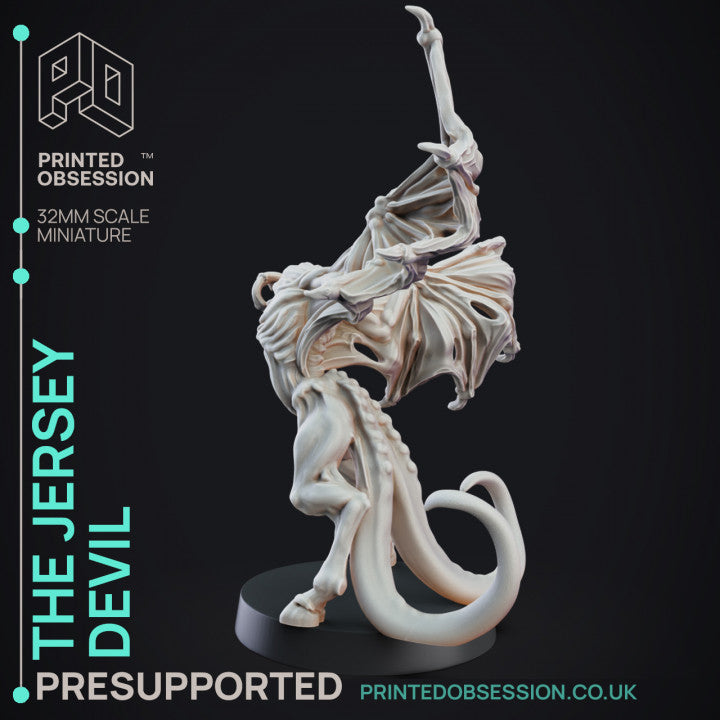 Printed Obsession - Jersey Devil - Cryptids 2021 March