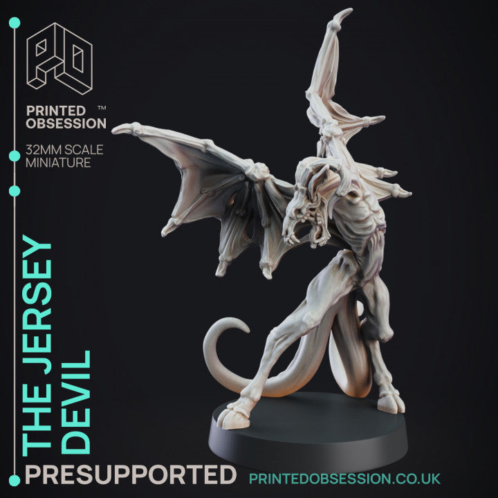 Printed Obsession - Jersey Devil - Cryptids 2021 March