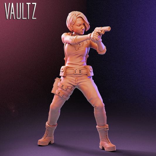 Vaultz - Jill Valentine, Resident Evil - Zombicide Size 35mm