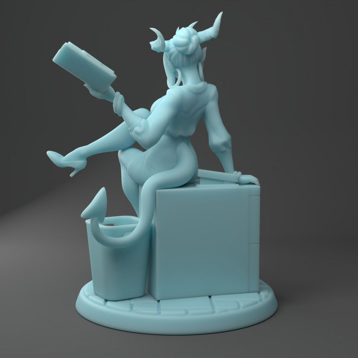 Twin Goddess Miniatures - Stacy the Succubus Accountant - Welcome Box