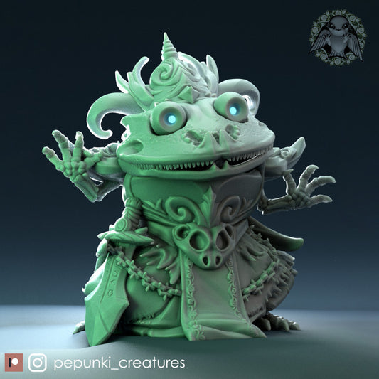 Pepunki Creatures - Frog Lich 2022 October