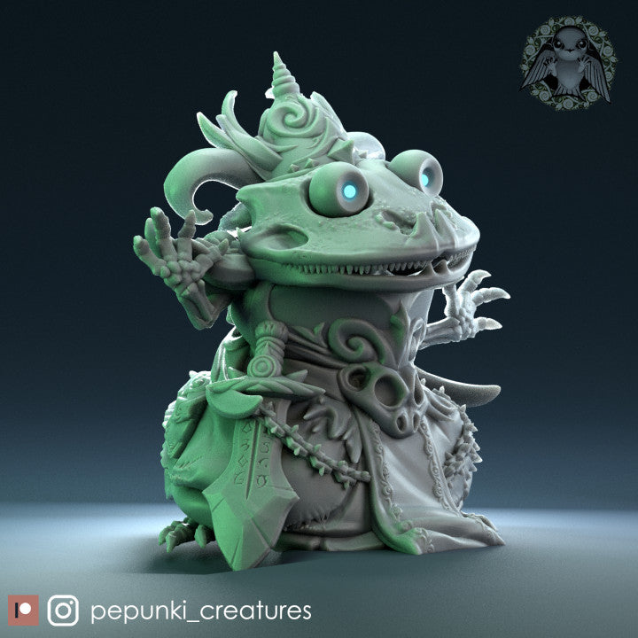 Pepunki Creatures - Frog Lich 2022 October