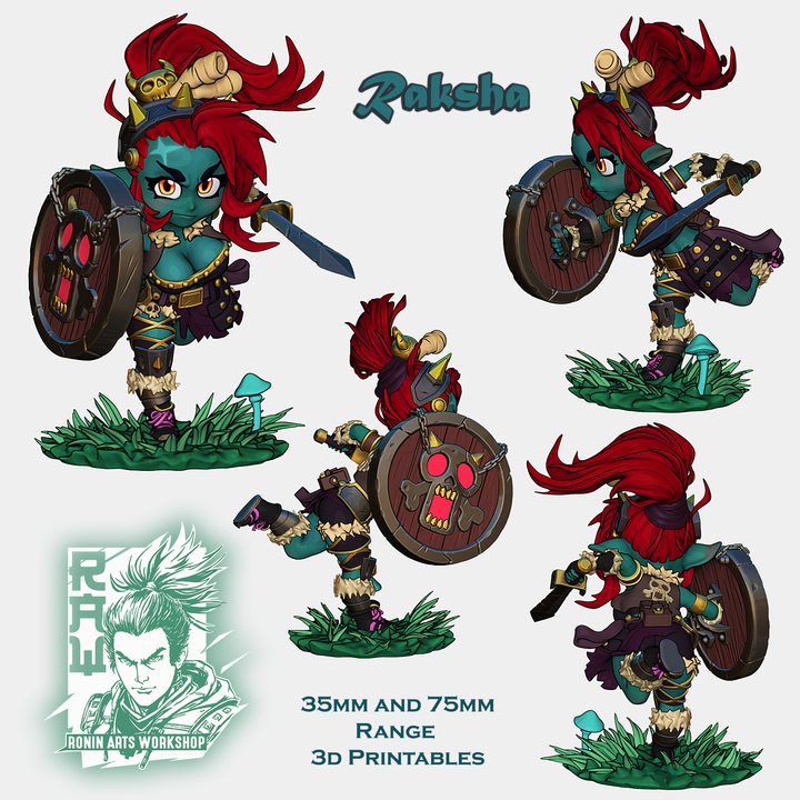 Ronin Arts - Raksha, The Goblin Fighter - Team Gobettes 2024 June