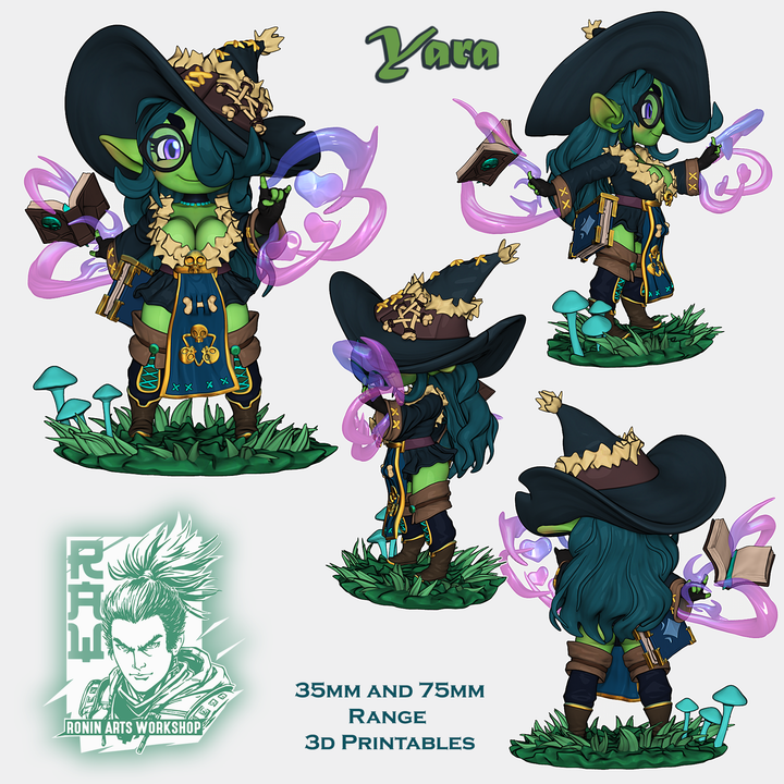Ronin Arts - Yara, The Goblin Wizard - Team Gobettes 2024 June