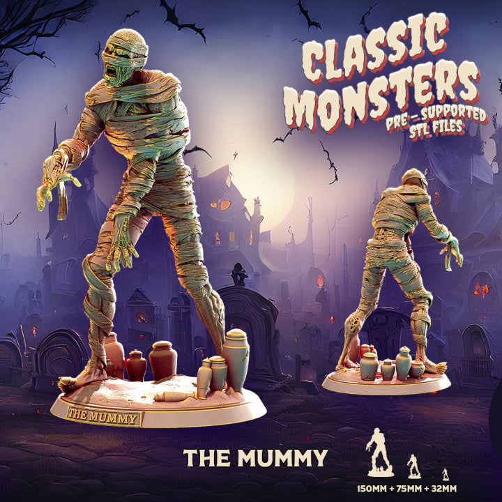 Heroes & Beasts Miniatures - The Mummy - Classic Monsters