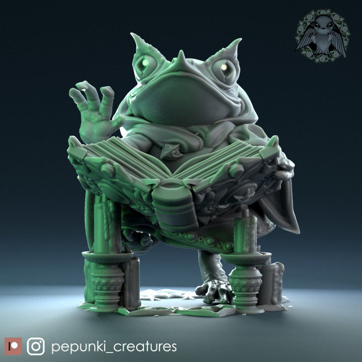 Pepunki Creatures - Frog Necromancer 2023 February